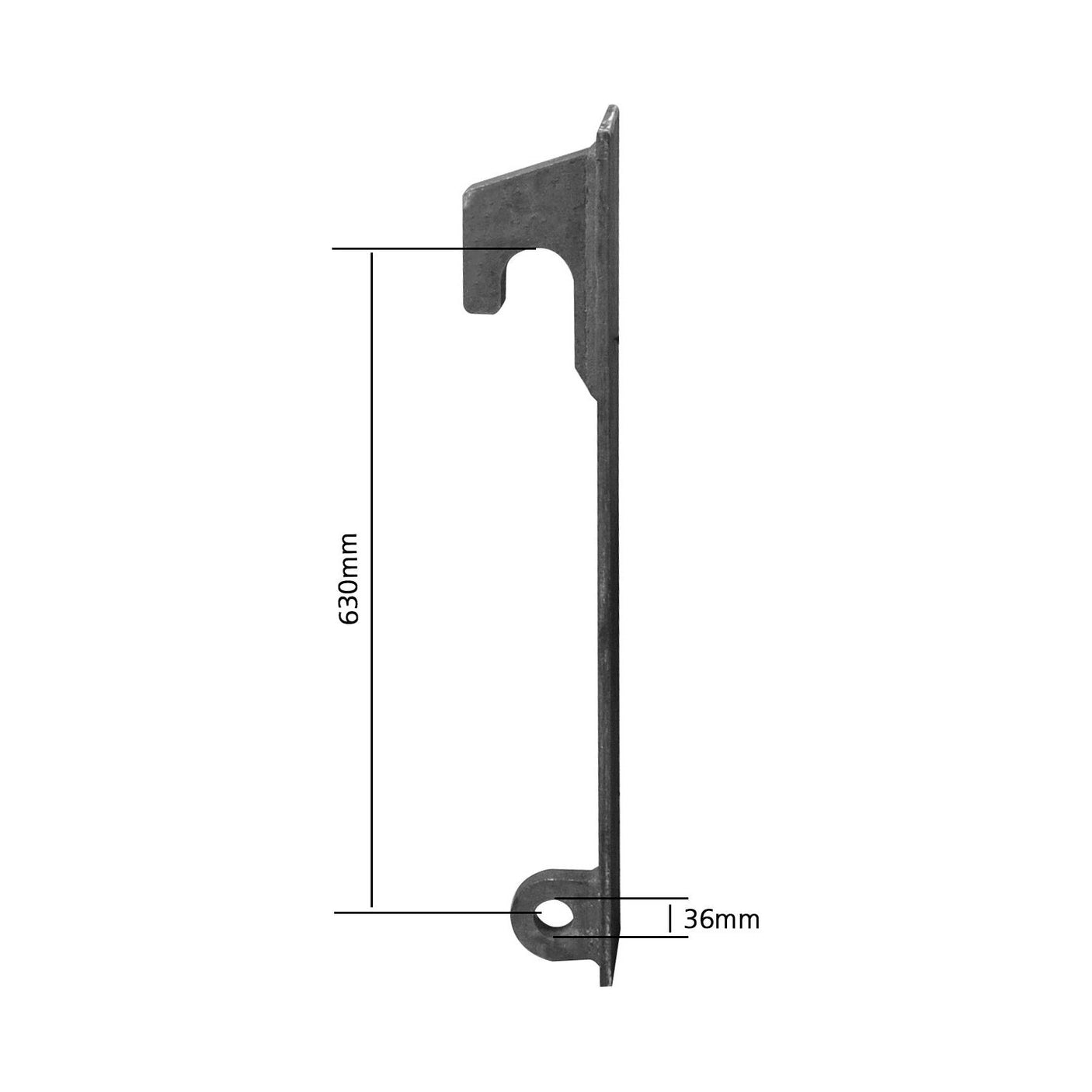 Loader Bracket (Pair), Replacement for: JCB QFit.
 - S.119882 - Farming Parts