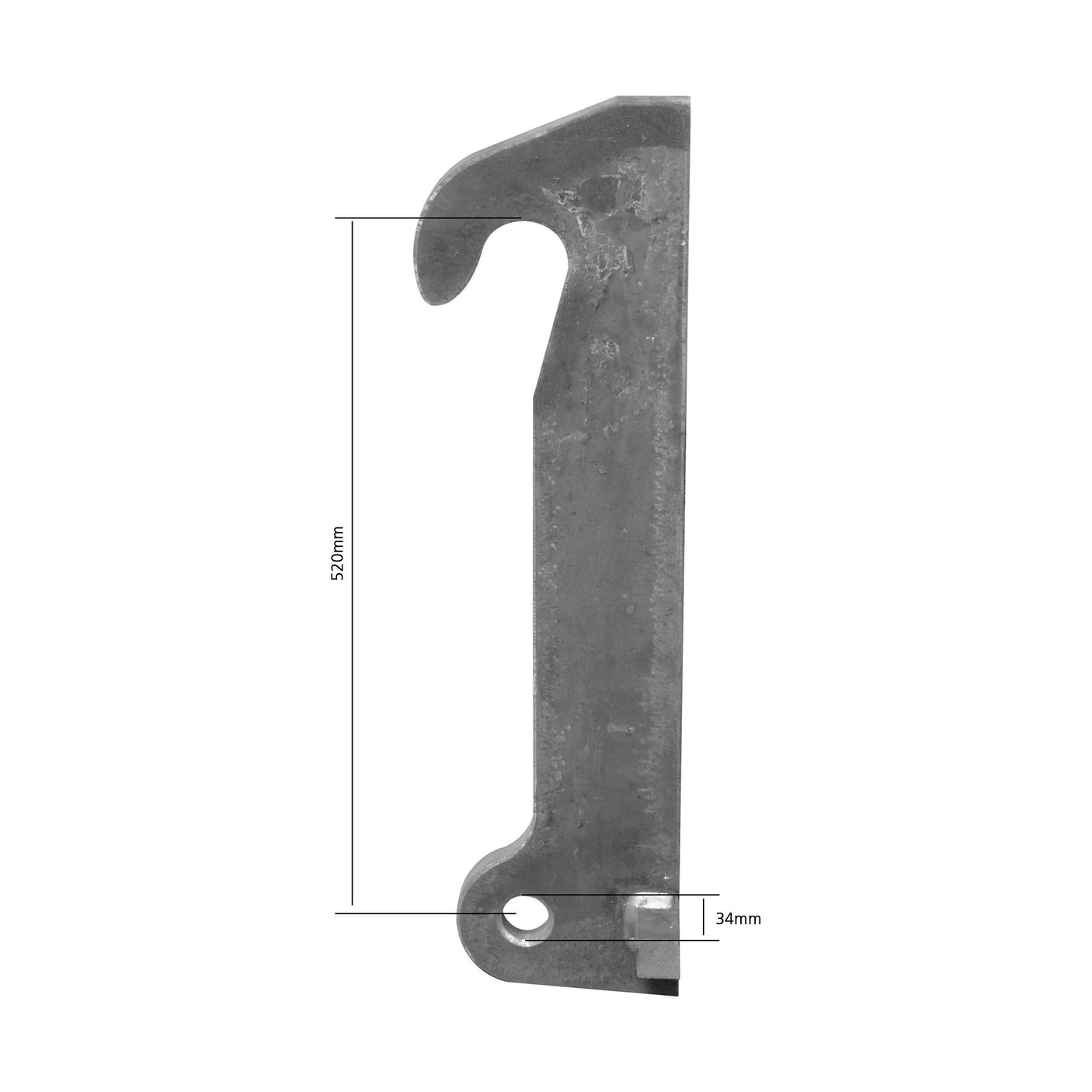 Loader Bracket (Pair), Replacement for: JCB Tool Carrier.
 - S.119883 - Farming Parts