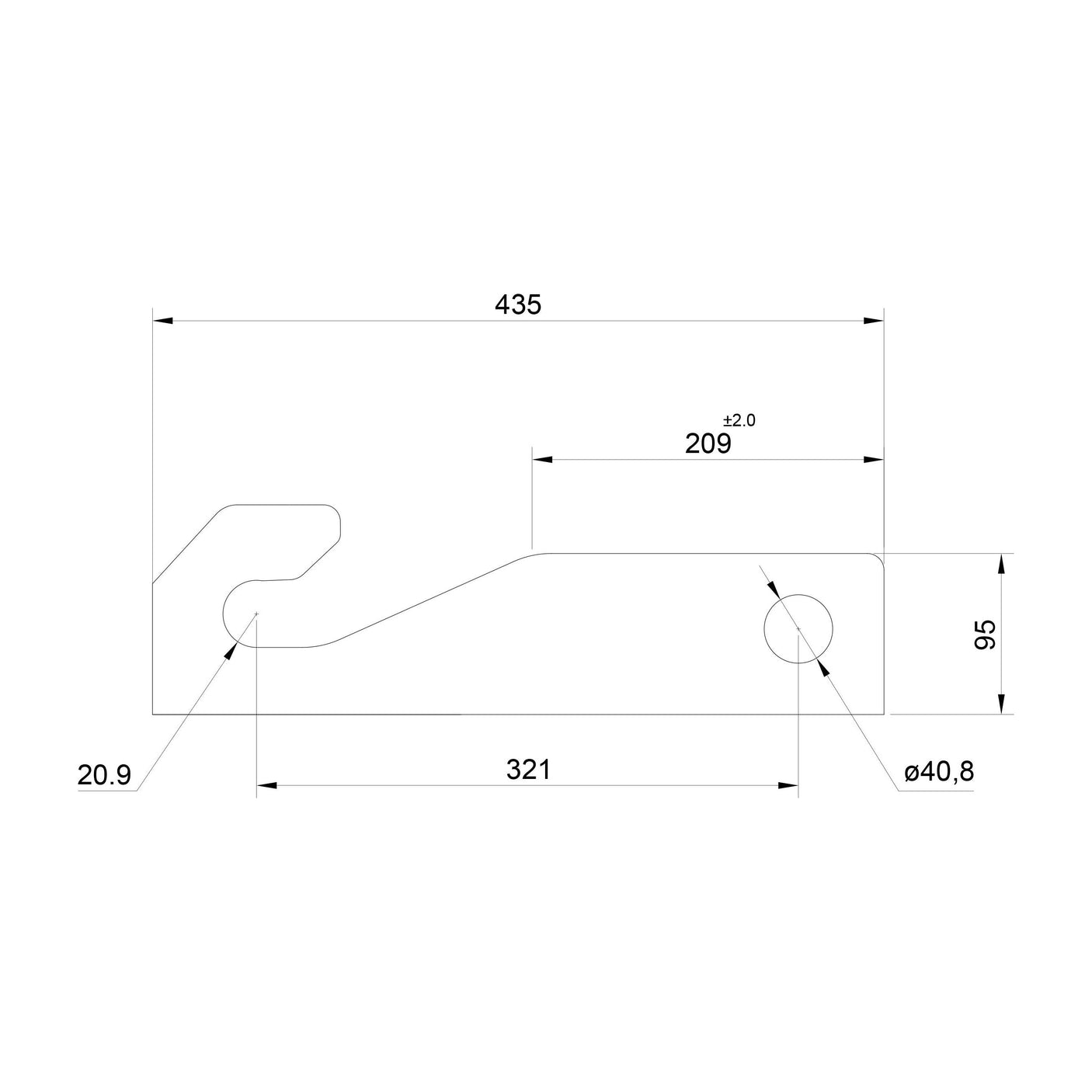 Loader Bracket (Pair), Replacement for: Kramer.
 - S.119884 - Farming Parts