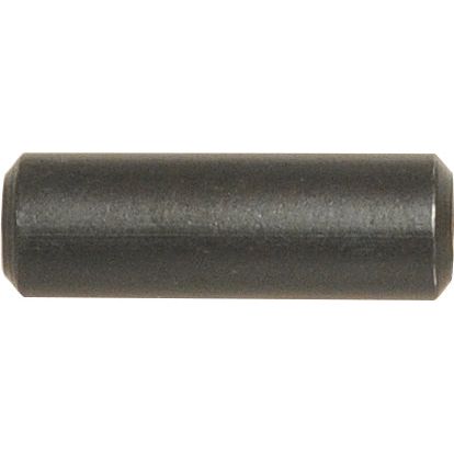 The Sparex Metric Roll Pin, black in color with a diameter of 6mm and length of 30mm, features slightly rounded ends and a shear strength of 7300 lbs, making it ideal for use in Zetor tractor parts.