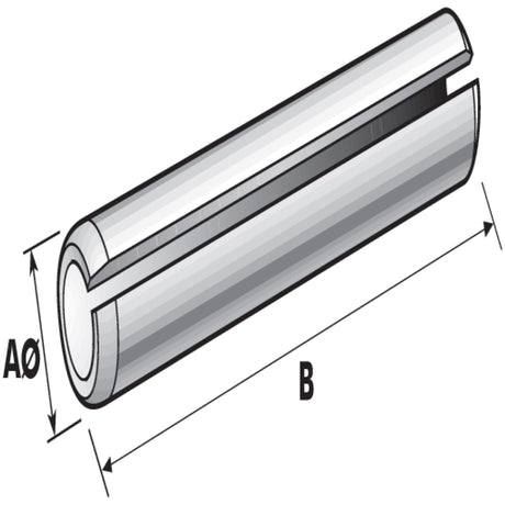 Metric Roll Pin, Pin⌀8mm x 55mm
 - S.1228 - Farming Parts