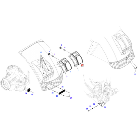 Fendt - Light Flasher - G931901020090 - Farming Parts