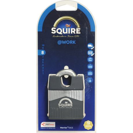 Squire 55CS Warrior Padlock, Body width: 55mm (Security rating: 8)
 - S.129871 - Farming Parts