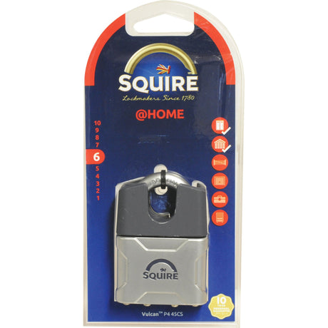 Squire P4 45CS Vulcan Padlock, Body width: 48mm (Security rating: 6)
 - S.129898 - Farming Parts