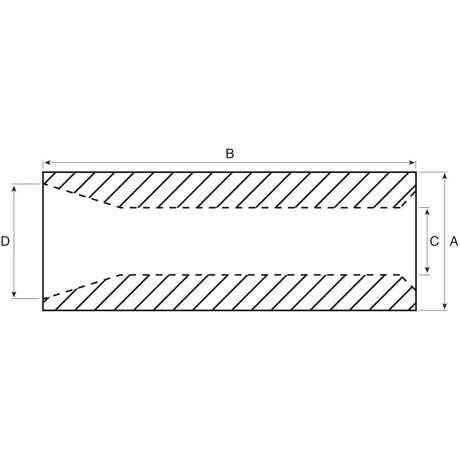 Loader Tine Bush -⌀55 x 120mm (Conus 2)
 - S.130725 - Farming Parts