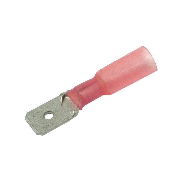 Heat Shrink Male Spade Terminal - Red ( - )
 - S.13409 - Farming Parts