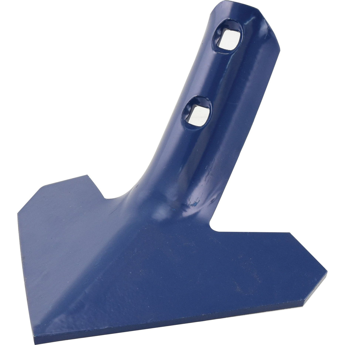 Image of a blue metal Sweep 175x5mm with two holes for attachment, 45mm apart, showcasing the hallmark durability and efficiency of a Sparex ALLROUNDER. (Sparex Part No. S.136159)