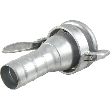 Coupling with hose end - Female 6'' (159mm) x4'' (102mm) (Galvanised) - S.136636 - Farming Parts