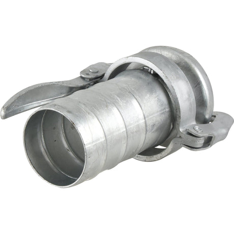 Coupling with hose end - Female 5'' (133mm) x5'' (133mm) (Galvanised) - S.136653 - Farming Parts