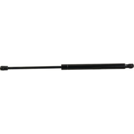 The Sparex Gas Strut, total length 485mm (S.137049), is a black component suitable for various applications and comes with connectors at both ends.