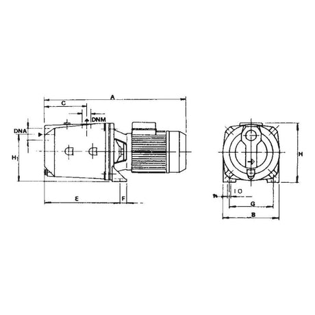 JET 300T Self Priming Pump
 - S.137755 - Farming Parts