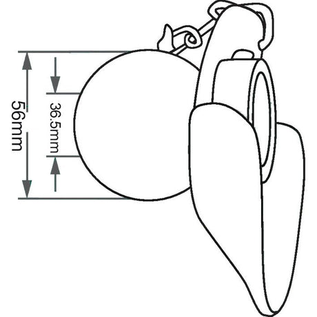 Lower Link Ball, Guide Cone and Linch Pin (Cat. 2/3)
 - S.140527 - Farming Parts