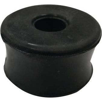 A Sparex Radiator Pad (Sparex Part No. S.140984) is a cylindrical black rubber grommet with a central hole, designed for use with Case IH and International Harvester machinery.