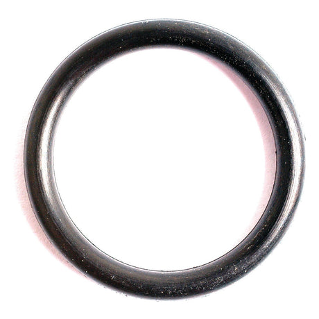 A black Sparex O Ring 1/16'' x 41/64'' (BS908) 90 Shore (Sparex Part No. S.14236) against a white background, illustrating its perfect use as a flat surface seal in adaptors and couplings.