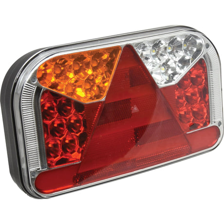 LED Rear Combination Light, Function: 7, Brake / Tail / Indicator / Fog / Reverse / Number Plate / Reflector, LH, 12-36V
 - S.143044 - Farming Parts