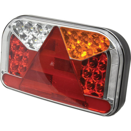 LED Rear Combination Light, Function: 7, Brake / Tail / Indicator / Fog / Reverse / Number Plate / Reflector, RH, 12-36V
 - S.143045 - Farming Parts