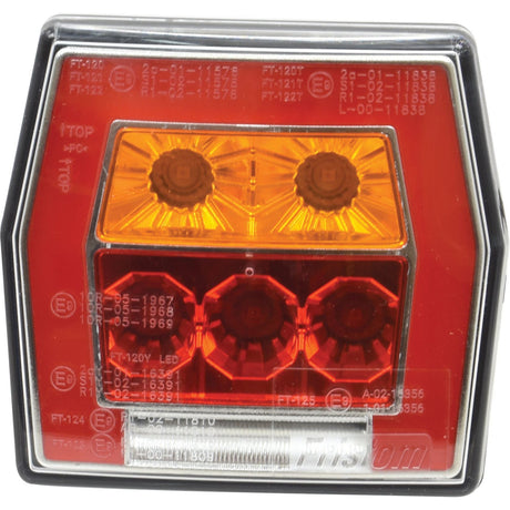 LED Rear Combination Light, Function: 4, Brake / Tail / Indicator / Number Plate, RH & LH, 12-36V
 - S.143049 - Farming Parts