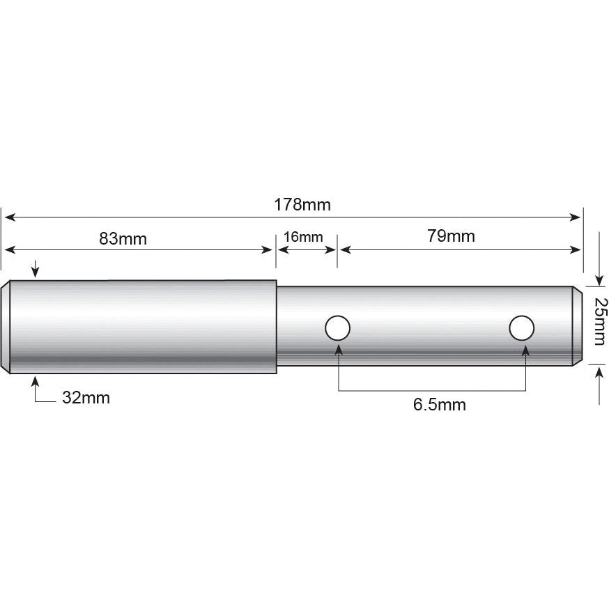 Top link pin - Dual category 25 - 32mm Cat.2/3
 - S.14412 - Farming Parts