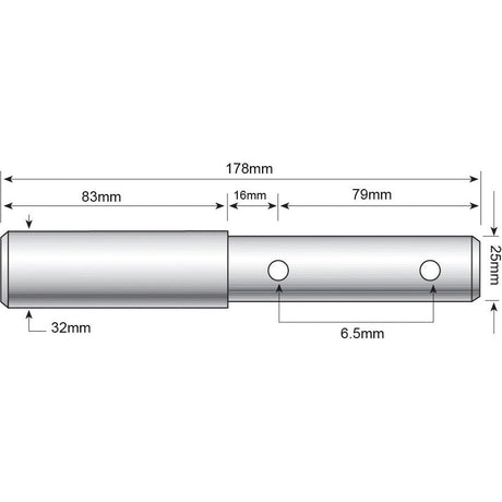 Top link pin - Dual category 25 - 32mm Cat.2/3
 - S.14412 - Farming Parts