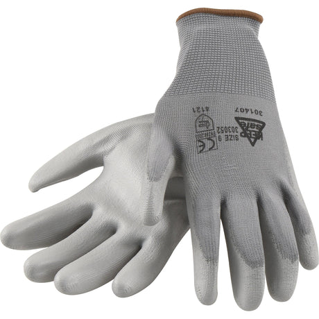 Gnitter Grey Gloves - 9/L
 - S.144371 - Farming Parts