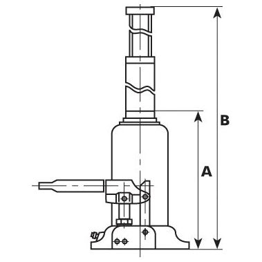 Hydraulic Bottle Jack 2T
 - S.14466 - Farming Parts