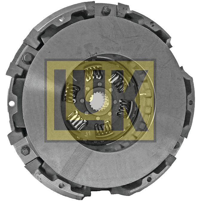 Image of a Clutch Cover Assembly - S.145413 with a prominent brand logo "Sparex" displayed in the center. The clutch cover assembly, featuring a dual cover and cast iron housing, includes springs and various metal components.