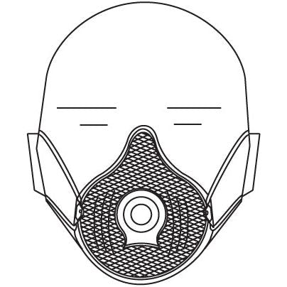 Moldex Disposable Dust Mask - FFP2D (Agripak 3 pcs.)
 - S.14691 - Farming Parts