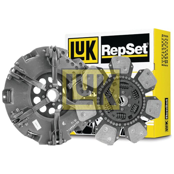 Sparex S.147301 clutch kit, featuring a Cerametallic Captive Disc and pressure plate, displayed in front of its branded box.