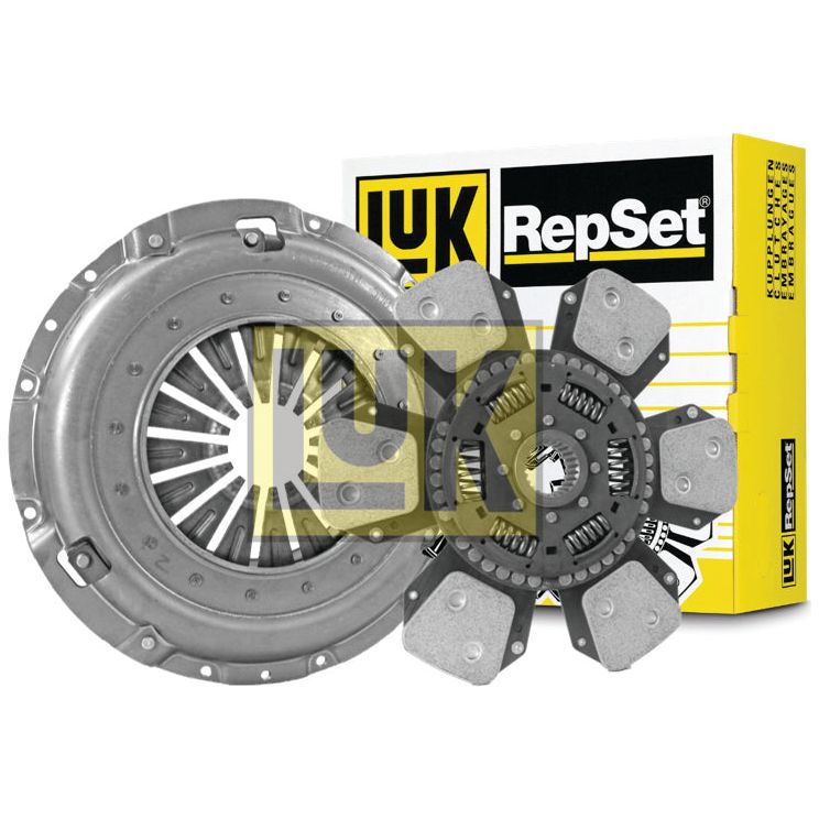 A Clutch Kit without Bearings - S.147333 by Sparex showcased in front of a yellow Luk RepSet box.