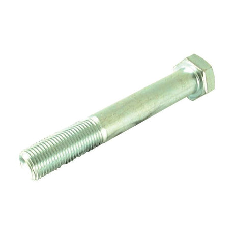 A Sparex Metric Bolt, M16x140mm (DIN 960) with partial threading and a hexagonal head, is ideal for fastening materials in construction or mechanical applications. This zinc-plated bolt meets standard bolts specifications for enhanced durability and corrosion resistance.
