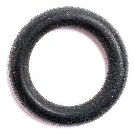 A close-up of the black O Ring 2.5 x 10mm from Sparex, displaying its Nitrile Rubber composition and 70° Shore Hardness against a crisp white background.