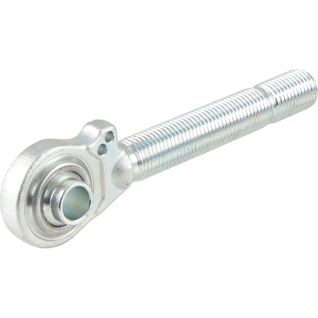 The Sparex Top Link Ball End - M27x3 Metric - Cat.1, Part No. S.148210, features a threaded shaft and ball joint housing, with an overall length suitable for various applications.