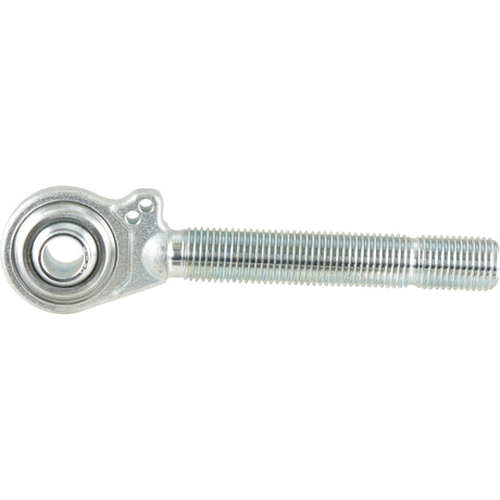 An image of the Sparex Top Link Ball End - M27x3 Metric - Cat.1 (Sparex Part No.S.148210), featuring a threaded shaft, a spherical swivel head, and detailed overall length.