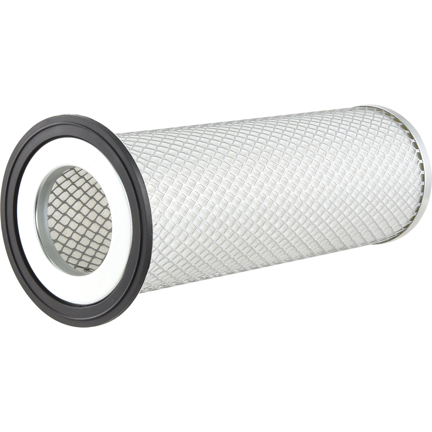 The Sparex Air Filter - Inner (Part No. S.148249) features a metal mesh exterior and rubber-lined openings on both ends, making it perfectly compatible with Case IH International Harvester equipment.