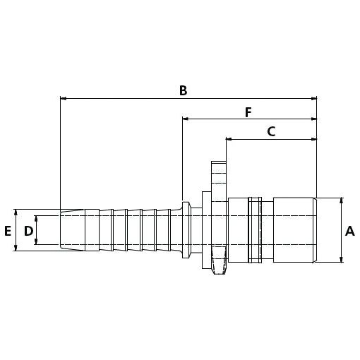WEO Hose Insert - Ref. 147100808
 - S.151482 - Farming Parts