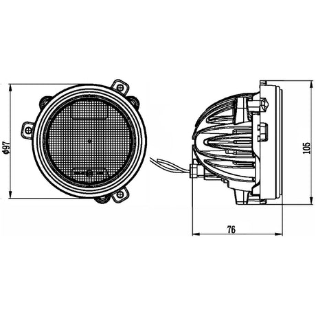 LED Work Light, Interference: Class 3, 4800 Lumens Raw, 10-30V ()
 - S.152142 - Farming Parts