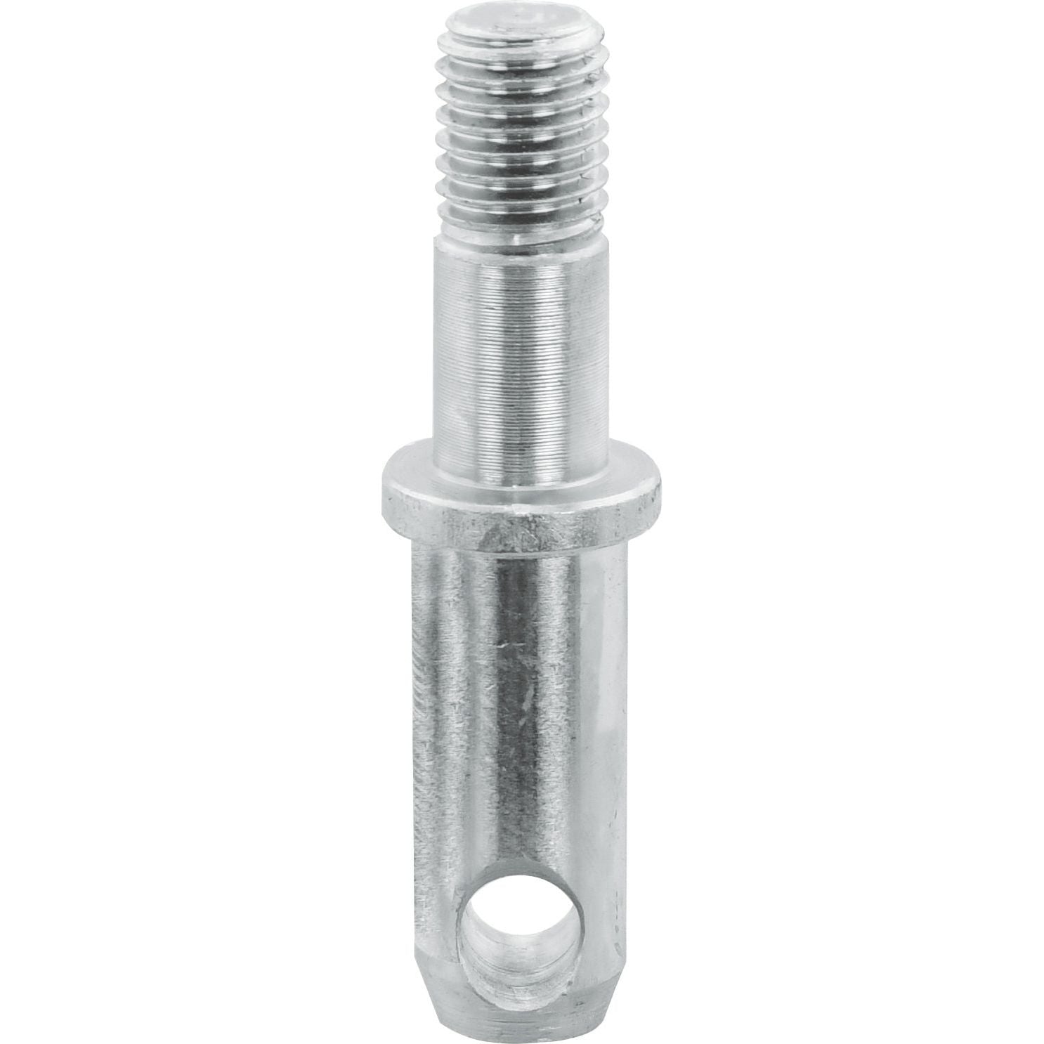 The Sparex Stabiliser Pin 22x107mm features an M18x2.5 thread size on the top section and a smooth lower section with a hole near the bottom, identified by Sparex Part No. S.15271.