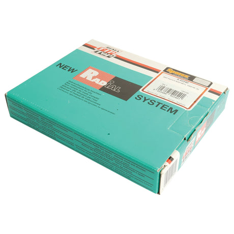 A teal rectangular box with the text "TYPE LTIF NEW REIM SYSTEM" and a barcode sticker on the top right, featuring the Repair Patch - Radial (180TL) 150 x 90mm by Sparex (Sparex Part No. S.152725).