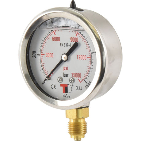 Hydraulic Pressure Gauge⌀63mm (0-1000 Bar)
 - S.154021 - Farming Parts