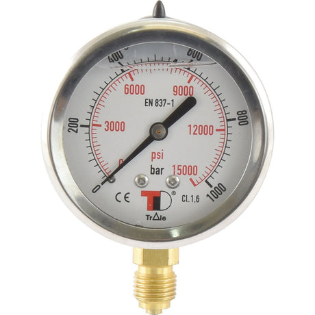 Hydraulic Pressure Gauge⌀63mm (0-1000 Bar)
 - S.154021 - Farming Parts