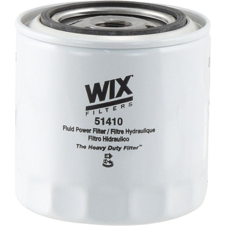 A cylindrical white filter featuring the label "Sparex S.154244 Hydraulic Filter - Spin On" in black text and utilizing Enhanced Cellulose technology.