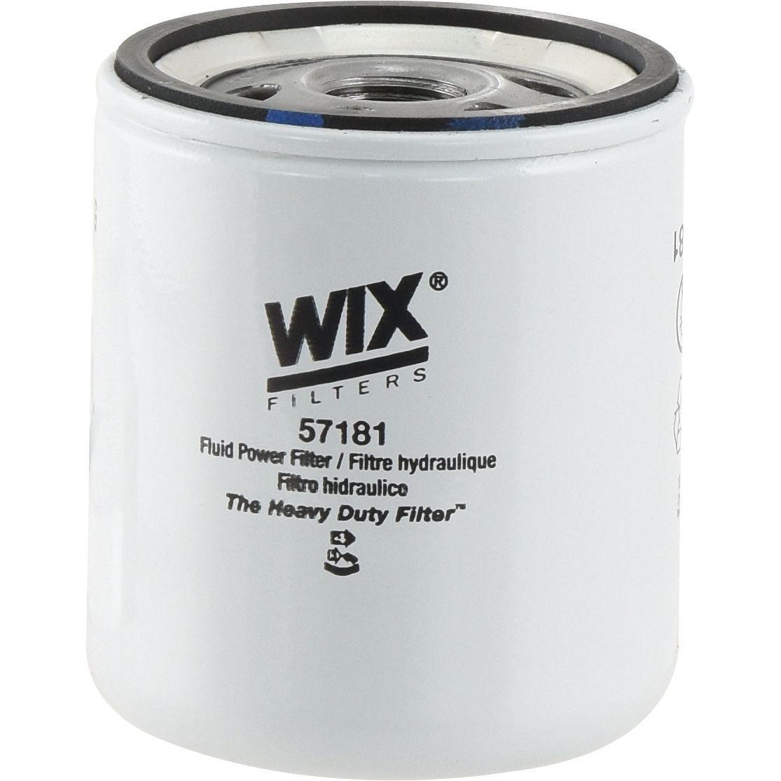 A white cylindrical Sparex Oil Filter - Spin On, featuring Enhanced Cellulose and identified by Sparex Part No. S.154264, is designed for Ford/New Holland applications.