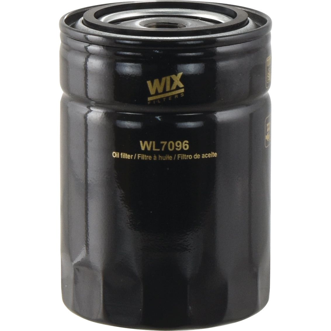 A black cylindrical oil filter labeled "Sparex S.154272" with gold text, designed to fit Case IH machinery and featuring a UNF 3/4''-16 thread.