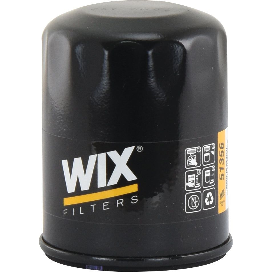 A black Sparex oil filter featuring the spin-on design, model number S.154301, is specifically designed for Deutz-Fahr AGROKID tractors. This filter includes various icons indicating its specifications and usage guidelines and boasts a cellulose micron rating of 21.