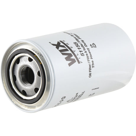 A white cylindrical oil filter branded by Sparex, featuring their logo and model number S.154481 printed on the side. This spin-on oil filter, compatible with Ford / New Holland and Case IH machinery, has black and silver threaded ends.