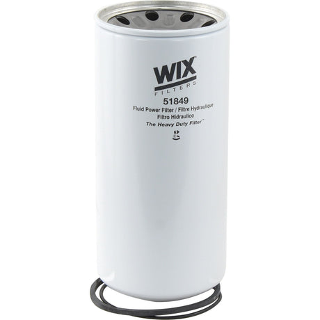 A white cylindrical Microglass filter from Sparex, model S.154538, featuring black text and a separate rubber gasket at the base—an excellent Case IH alternative.