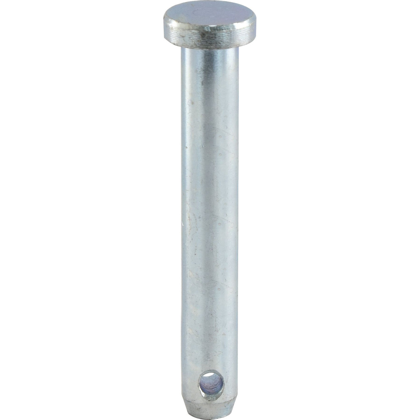 The Sparex Top Link Pin 16x98mm Cat. 0 (Sparex Part No. S.15501) is a metal dowel pin with a flat top, featuring a single hole near the bottom and measuring Ø 16mm.