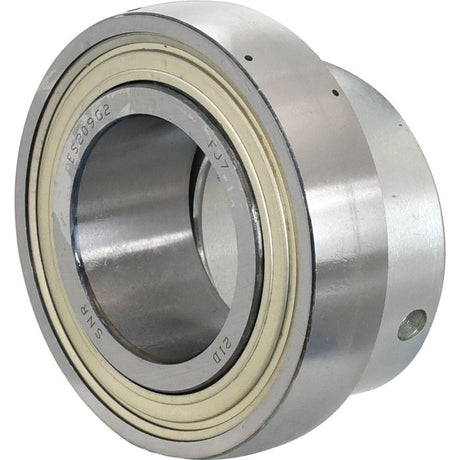 Close-up view of a Sparex NTN SNR Plummer Block Bearing Insert (ES209) - S.155517 with inner and outer rings and a machined finish.