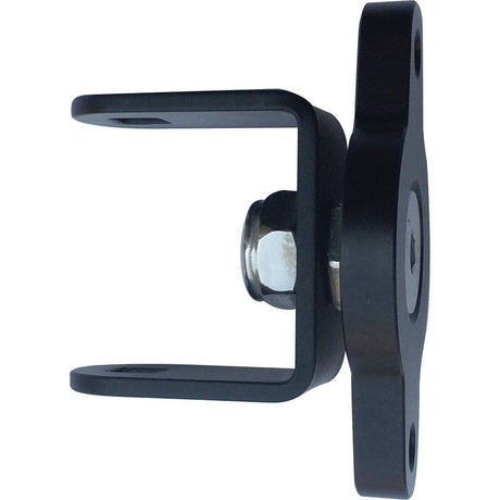 A Sparex LED Worklight Bracket (Sparex Part No. S.156572), suitable for models S.130032 and S.130033, features a black metal construction with a central bolt, two parallel arms, and a base equipped with mounting holes.