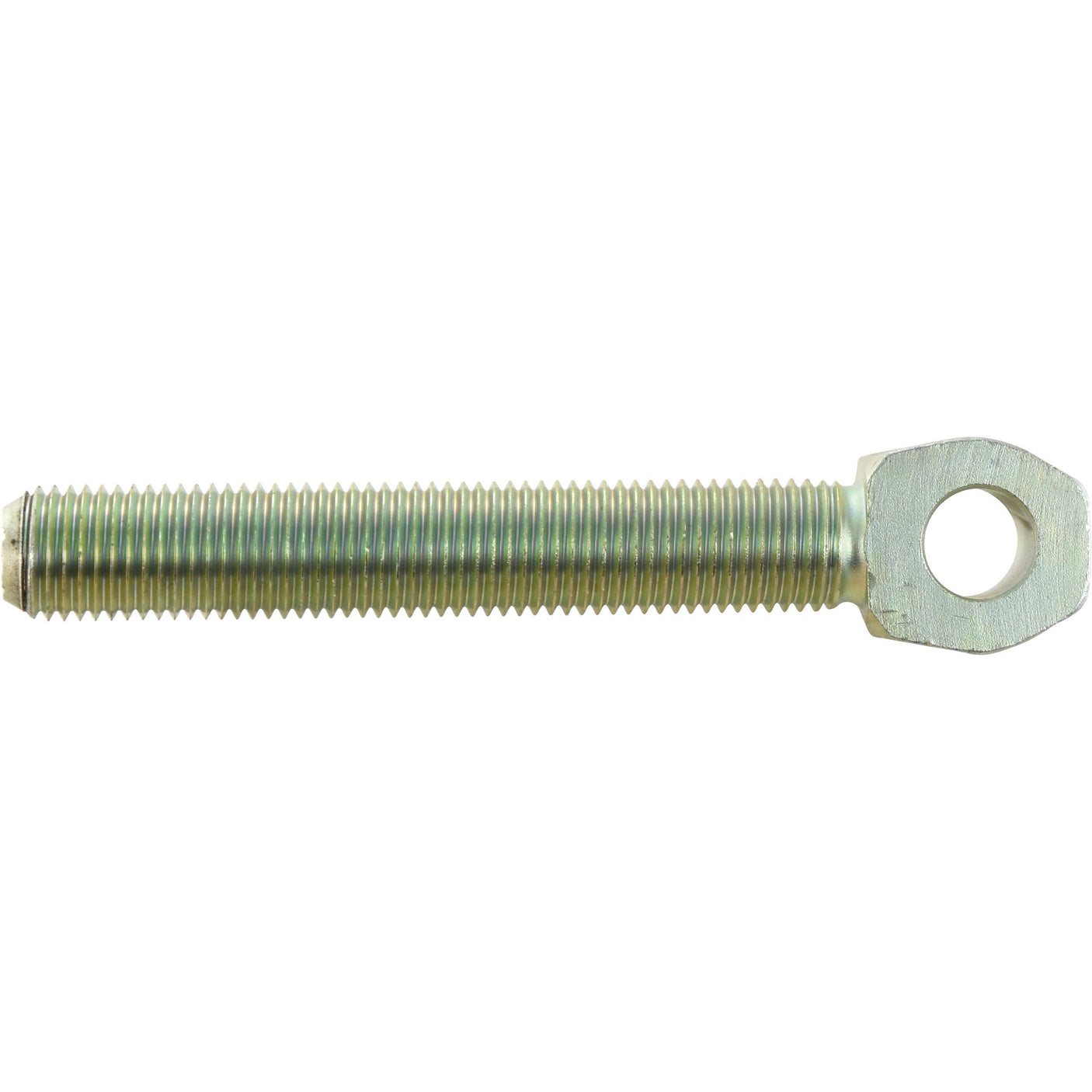 The Top Link Threaded Eye by Sparex, featuring a 1 1/4'' x 7 UNC thread size, is a metallic bolt with a hexagonal eyelet at one end. It is commonly used in mechanical and structural applications, ensuring compatibility across various assembly needs. This product can be found under Sparex Part No. S.15743.